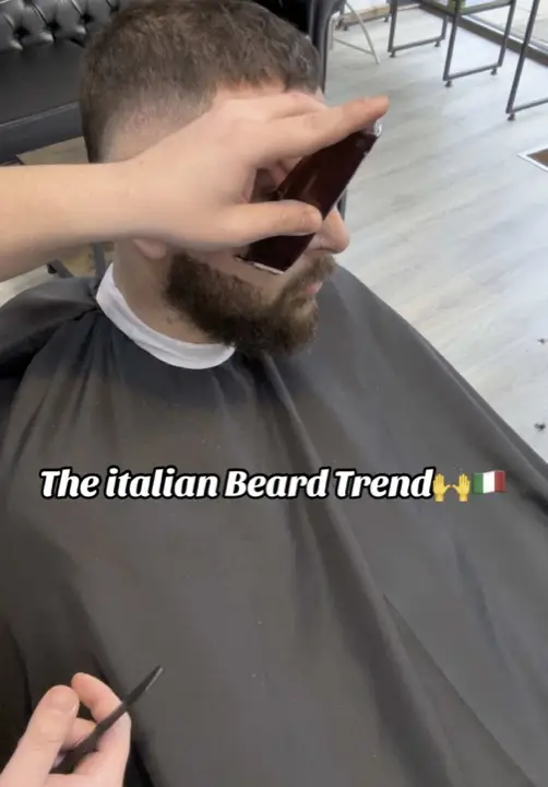 Italian beard trim at Palace Grooming Room